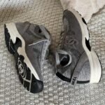 Chanel Casual Sports Athletic Sneakers Trainers Gray - Image 3