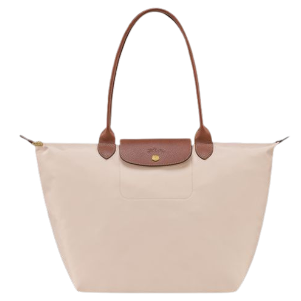 2 Large Long Champ 31cm White color