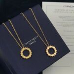 Bee De Chaumet Small Model Pendant Rose Gold With Pavé Necklace - Image 2