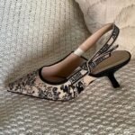 Christian Dior J'adior Slingback Heels Pointed Toe Black - Image 2