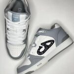 Christian Dior Dribble Low-Top Sneaker Shoes Gray White - Image 2