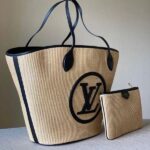 Louis Vuitton Saint Jacques Tote Canvas Shoulder Hand Bag Black