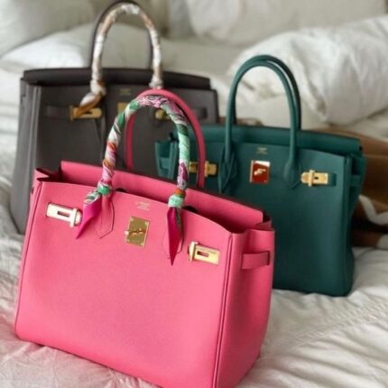 Hermes Birkin To Go Gold Hardware Hand Bag Taupe