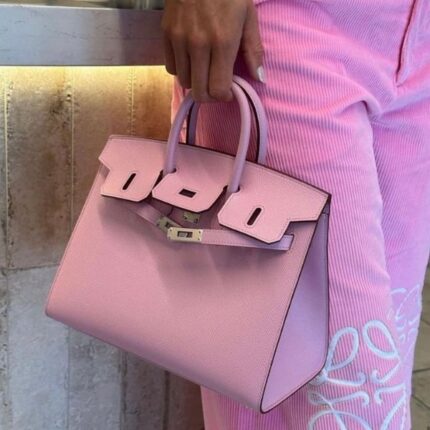 Hermes Birkin To Go Palladium Hardware Hand Bag Pink