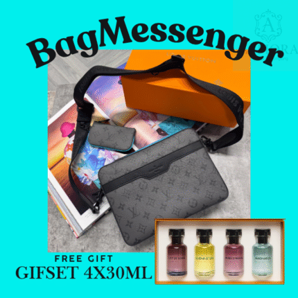 Bag Messenger with FREE gift set perfume 4x30ml