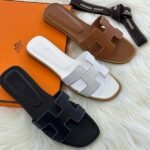 Hermès Oran Flat Sandals Tan - Image 6