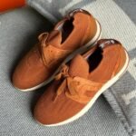 Loro Piana Lady Flexy Walk Sneakers Sports Trainers Running Shoes Orange - Image 2