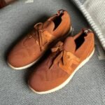 Loro Piana Lady Flexy Walk Sneakers Sports Trainers Running Shoes Orange