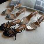 Aquazzura 105mm Tequila High Heels Sandals Pumps White - Image 2