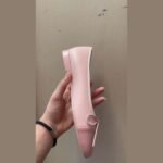 Chanel Lambskin & Patent Calfskin Ballet Flats Shoes Slip-Ons Sandals Pink