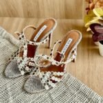 Aquazzura 105mm Tequila High Heels Sandals Pumps White