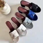 Loro Piana Women's Suede Charm Heels Sandals Shoes Burgundy - Image 3