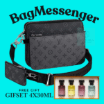 A Gift for him Travel Bag Louis Vuitton with free Perfume 30mlx4