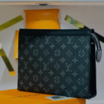 A Gift for him Travel Bag LV Pochette Voyage with Free Perfume 30mlx4