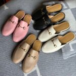 Gucci Princetown Horsebit-Detail Leather Mules Slides Slip-Ons Sandals Black - Image 5