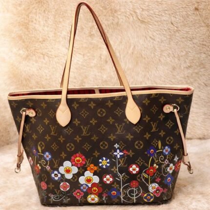 LV Neverfull 32 x 45cm Brown with free perfume