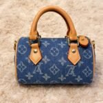 LV-SPEEDY-16CM blue jeans with Free Perfume