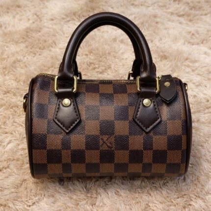 LV-SPEEDY-16CM Damier brown with Free Perfume