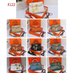 Hermès Kelly 25 Swift Gris Pâle Leather Top Handle Shoulder Hand Bag Gold Hardware Black with Free Perfume - Image 3