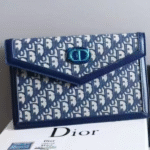 Dior 30 Montaigne Dea Pouch Clutch Bag Blue with Free Perfume