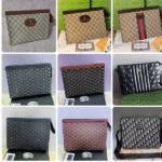 Fendi Zucca Canvas Long Wallet Flap Clutch Pouch Bag Brown with Free Perfume - Image 4