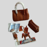 Hermès Garden Party 36 Clemence Leather Top Handle Shoulder Hand Bag Crossbody Strap with Pouch Tan with Free Perfume