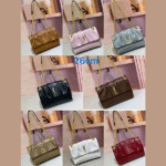 Yves Saint Laurent Niki Medium Supple Grained Lambskin Leather Shoulder Hand Bag Crossbody Chain Strap Gold Hardware Brown with Free Perfume - Image 3