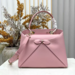 Christian Dior Cigale Top Handle Shoulder Hand Bag Crossbody Strap Bag Gold Hardware Pink with Free Perfume