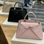 Christian Dior Cigale Top Handle Shoulder Hand Bag Crossbody Strap Bag Gold Hardware Black with Free Perfume - Image 3