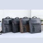 Louis Vuitton Fastlane Men's Damier Graphite Canvas Backpack Bag Black with Free Perfume - Image 3