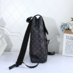 Louis Vuitton Fastlane Men's Damier Graphite Canvas Backpack Bag Black with Free Perfume - Image 5